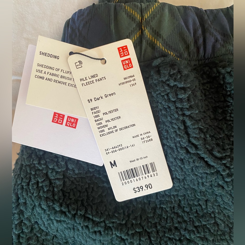 NWT JW Anderson Uniqlo Pile lined fleece set - Picture 11 of 14